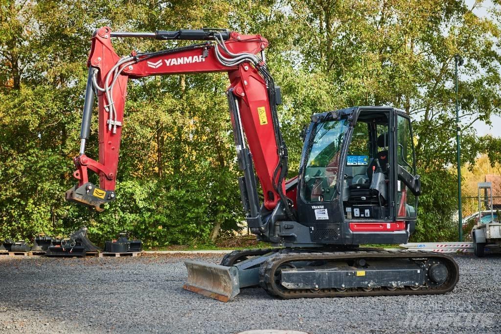 Yanmar Vio 80-2PB حفارات صغيرة أقل من 7 طن (حفارات صغيرة)