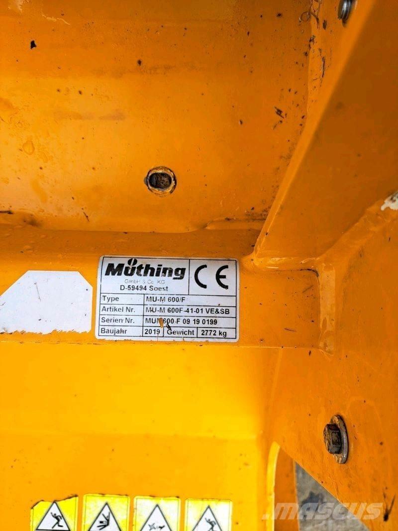 Müthing MUM 600F ماكينات أخرى لتجهيز الأراضي