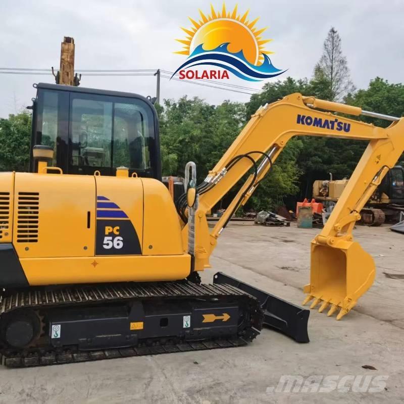 Komatsu pc56 حفارات صغيرة أقل من 7 طن (حفارات صغيرة)