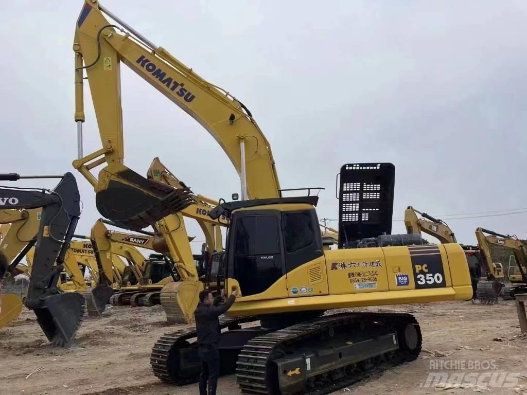 Komatsu pc350 حفارات زحافة