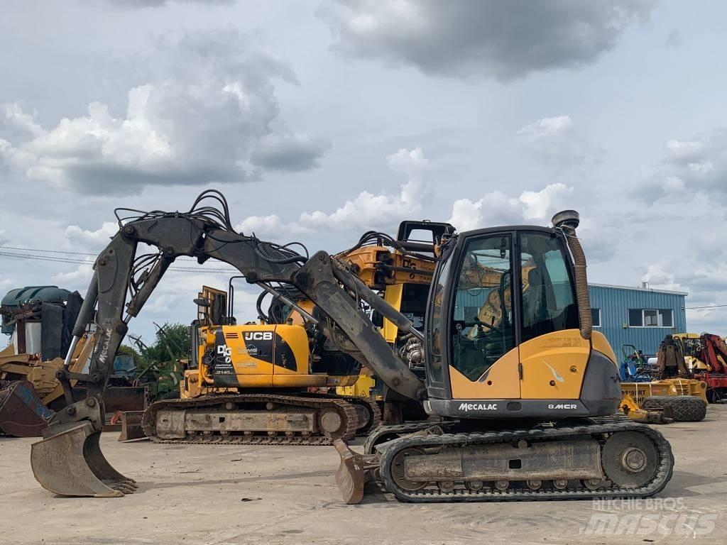 Mecalac 8 M CR حفارات وسط 7 طن - 12 طن