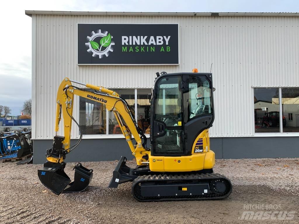 Komatsu PC26 MR-5 حفارات صغيرة أقل من 7 طن (حفارات صغيرة)