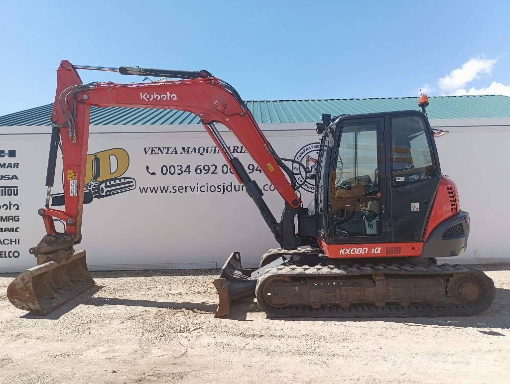 Kubota KX 080-4 حفارات وسط 7 طن - 12 طن