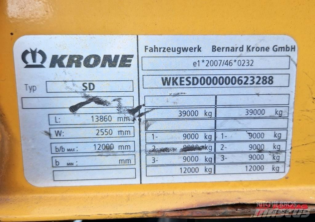 Krone SD DA06CLNF نصف مقطورات بباب جانبي