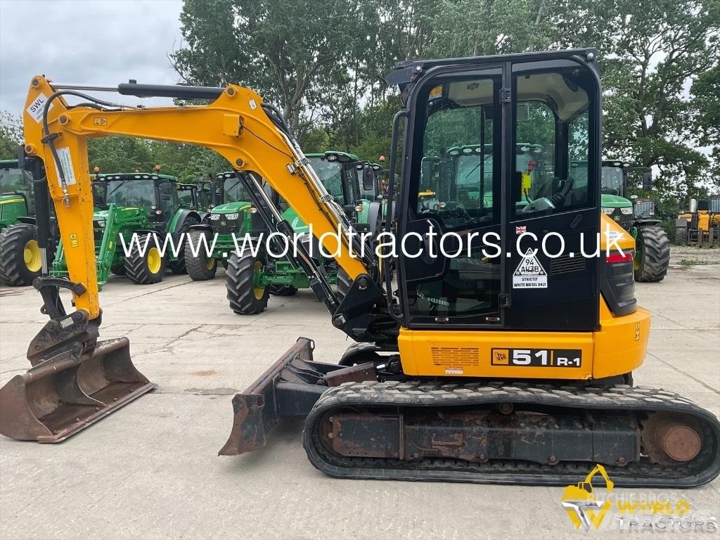 JCB 51 R-1 حفارات صغيرة أقل من 7 طن (حفارات صغيرة)