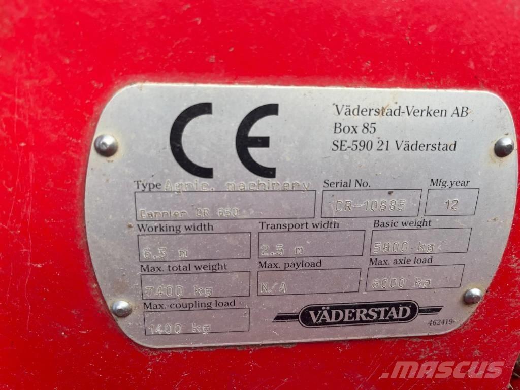 Väderstad Carrier650 زحافات ساحقة