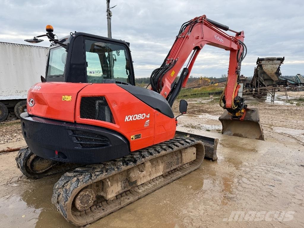 Kubota KX 080-4 حفارات صغيرة أقل من 7 طن (حفارات صغيرة)