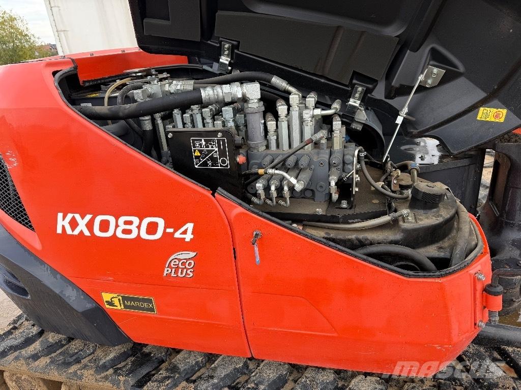Kubota KX 080-4 حفارات صغيرة أقل من 7 طن (حفارات صغيرة)
