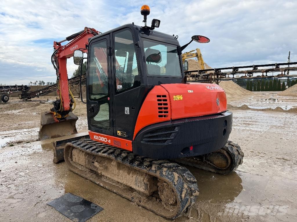 Kubota KX 080-4 حفارات صغيرة أقل من 7 طن (حفارات صغيرة)