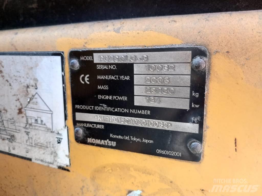 Komatsu PC 290 LC-3 حفارات زحافة