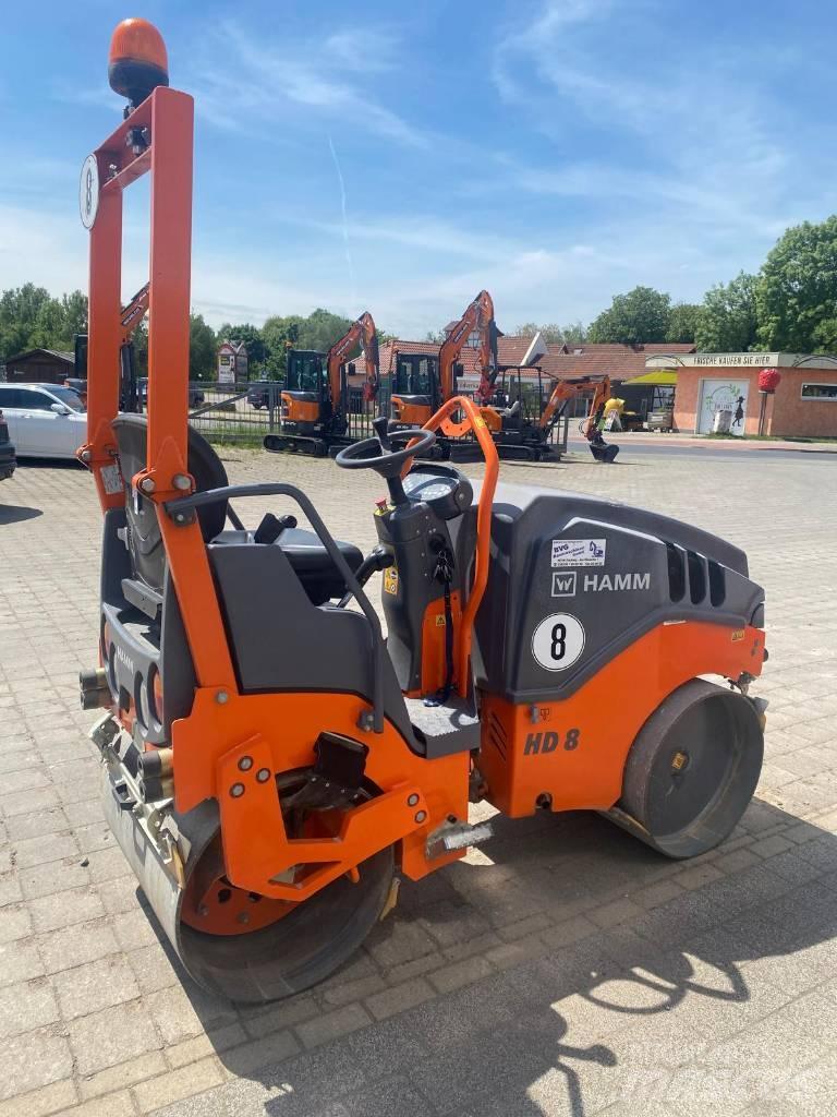 Hamm HD8VV مداحل ثنائية الاسطوانة
