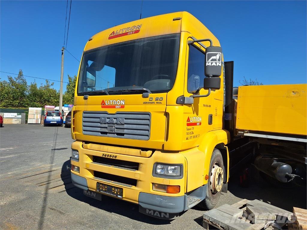 MAN TGA 28.430 6X2 شاحنات مسطحة/مفصلية الجوانب