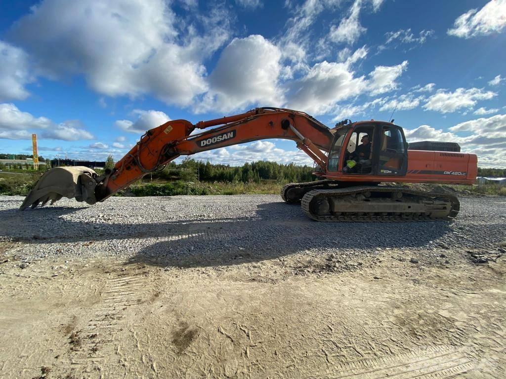 Doosan DX420LC حفارات زحافة