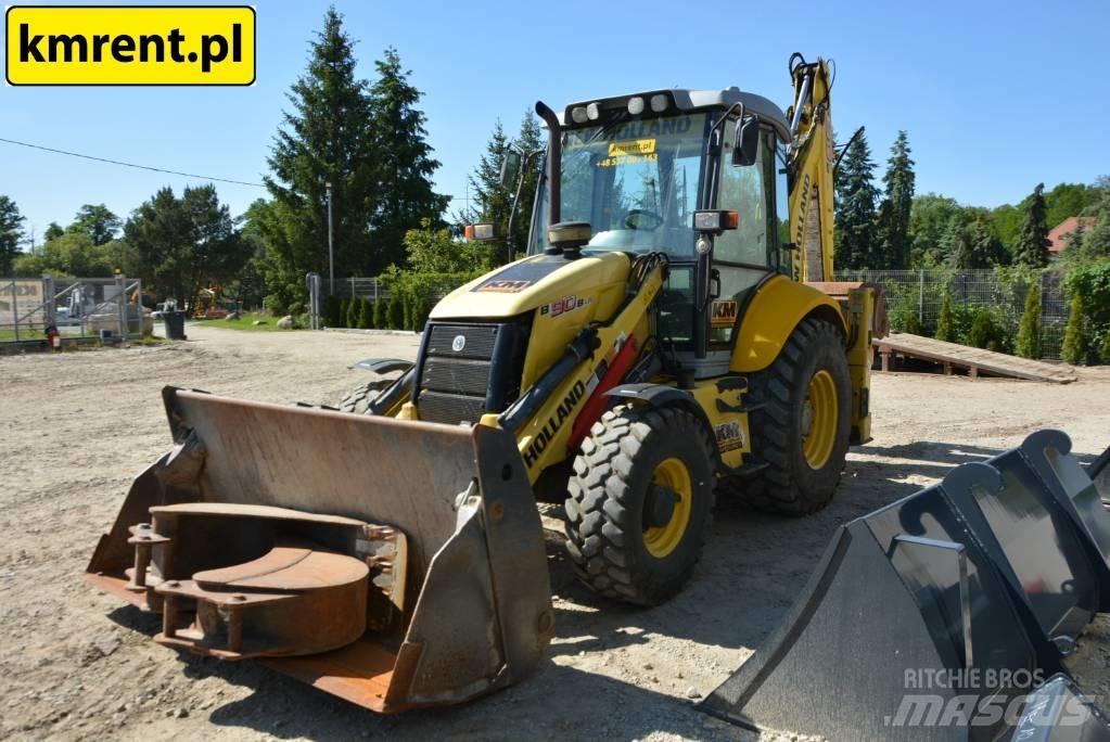 New Holland LB 110 لوادر ذات جرافات عكسية