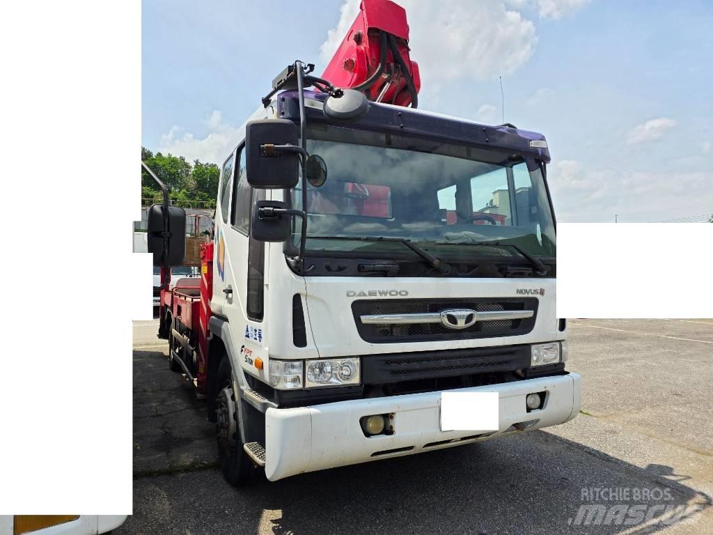  HoryongG SKY450 المنصات الهوائية المثبتة على شاحنة