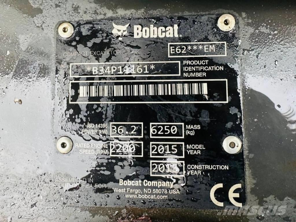 Bobcat E 62 حفارات صغيرة أقل من 7 طن (حفارات صغيرة)