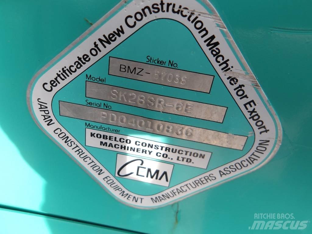 Kobelco SK 28 SR حفارات صغيرة أقل من 7 طن (حفارات صغيرة)