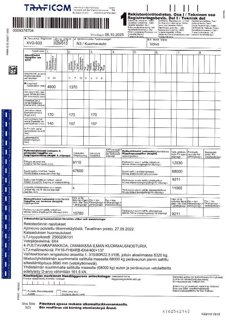 Volvo FH 16 شاحنات أشجار