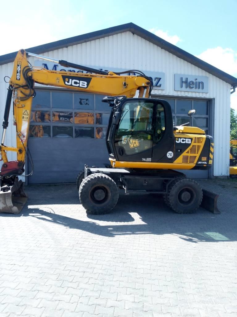 JCB JS 145 W حفارات بعجل