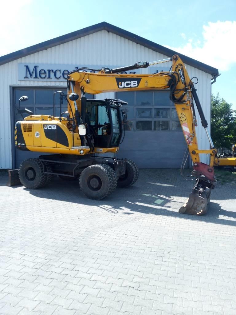 JCB JS 145 W حفارات بعجل