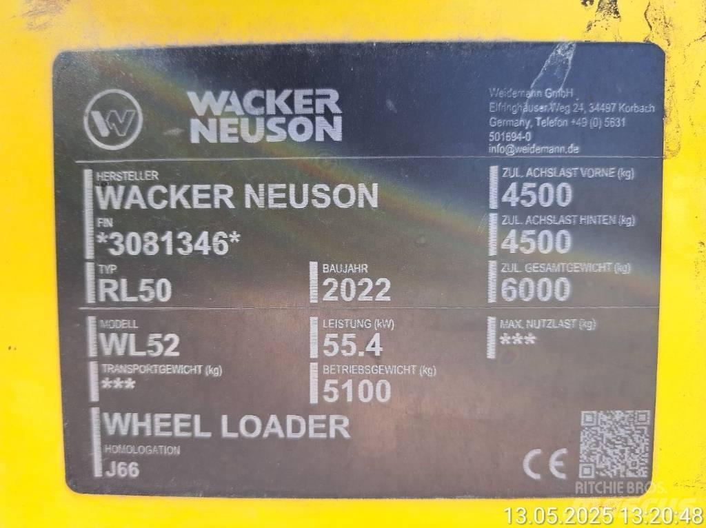 Wacker Neuson WL52 لوادر بعجل