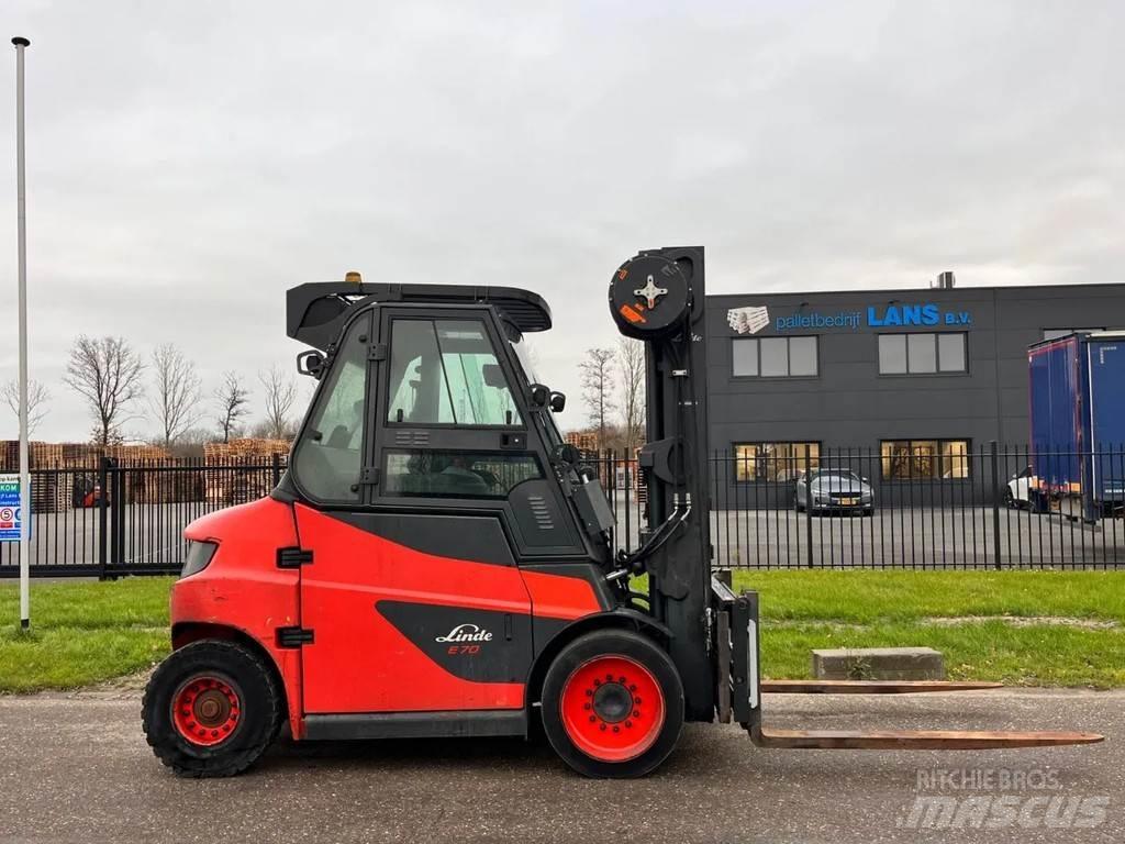 Linde E70-01 شاحنات ذات رافعات شوكية تعمل بالكهرباء