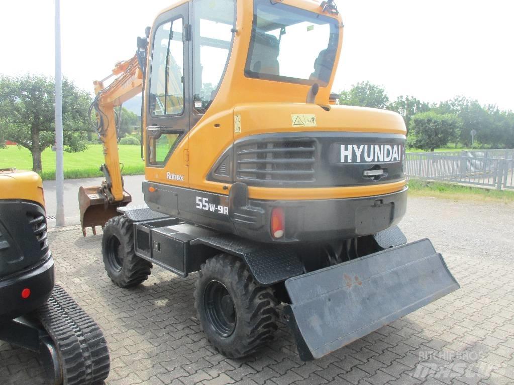 Hyundai Robex 55W-9 حفارات بعجل