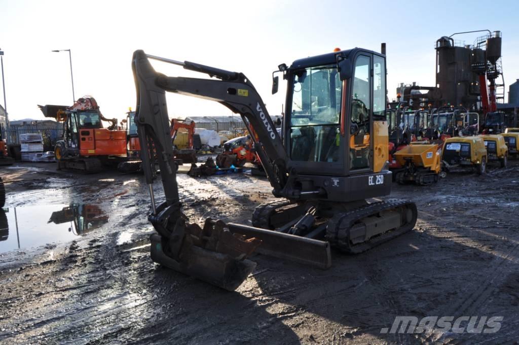 Volvo ECR 25 D حفارات صغيرة أقل من 7 طن (حفارات صغيرة)