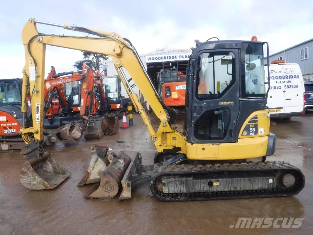 Komatsu PC 55 MR-3 حفارات صغيرة أقل من 7 طن (حفارات صغيرة)