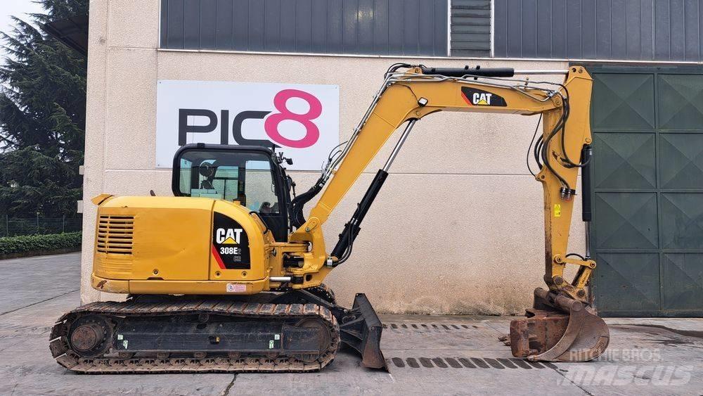 CAT 308 E 2 CR حفارات وسط 7 طن - 12 طن