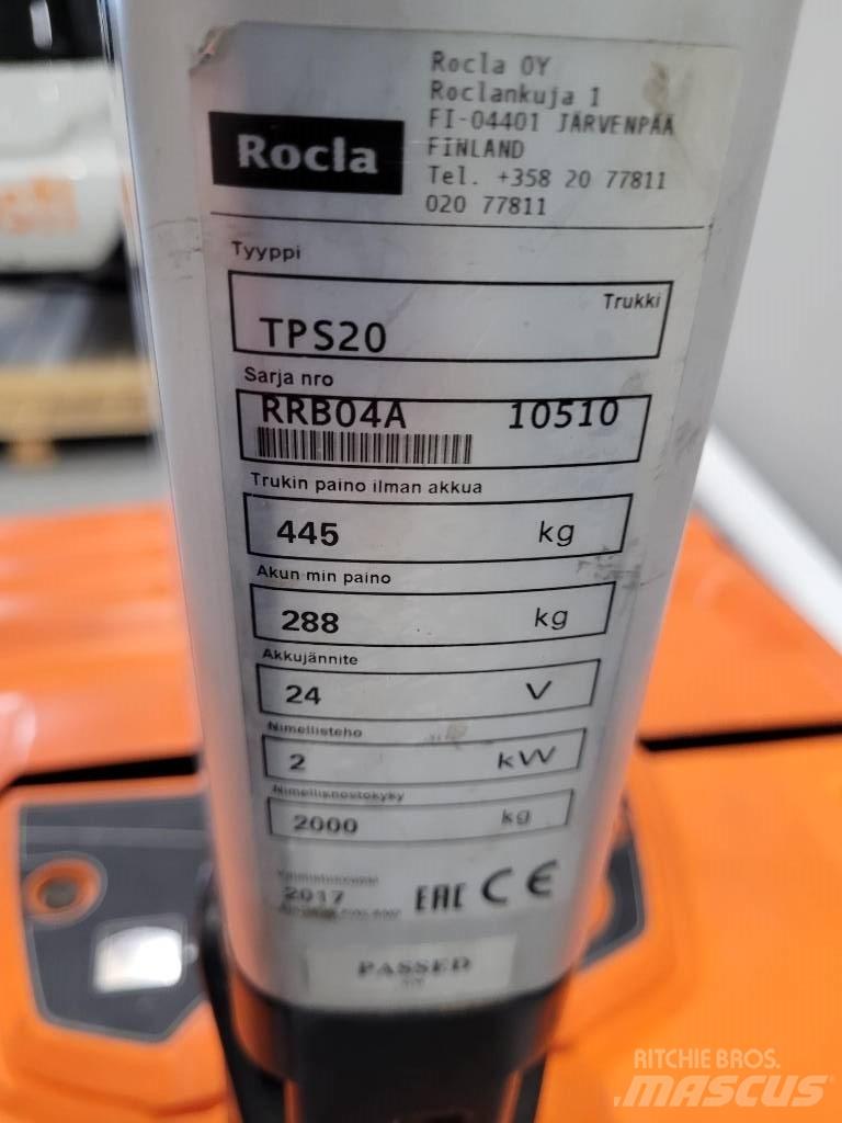 Rocla TPS20 رافعة منخفضة المستوى ذات منصة