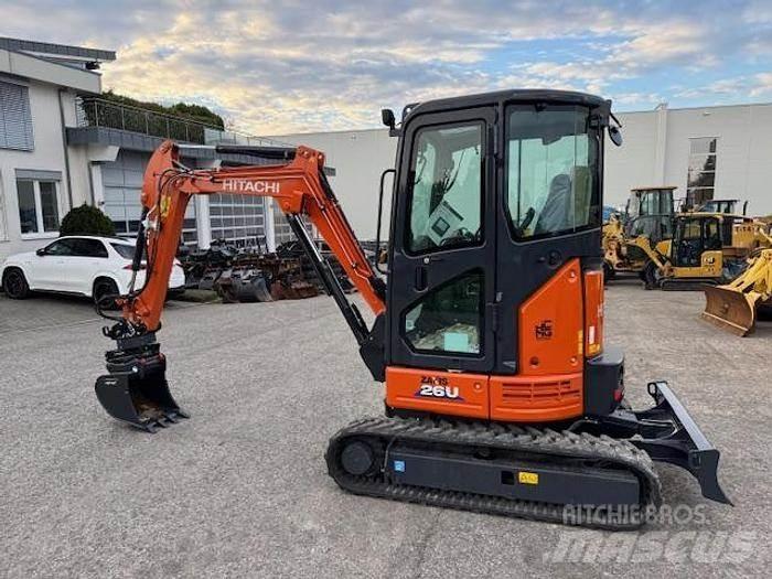 Hitachi ZX26 U-6 حفارات صغيرة أقل من 7 طن (حفارات صغيرة)