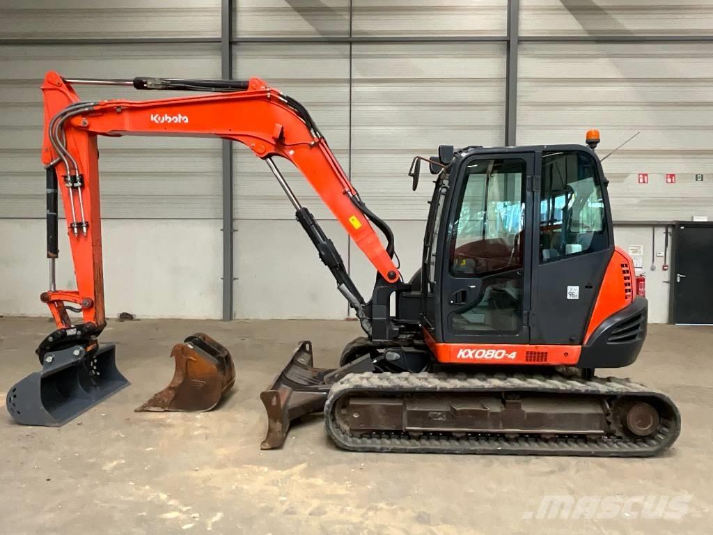 Kubota KX 080-4 حفارات وسط 7 طن - 12 طن