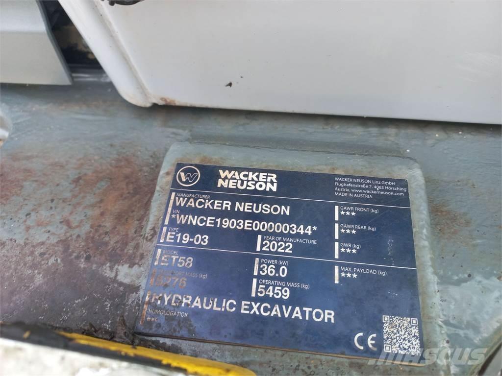 Wacker Neuson ET58 حفارات زحافة