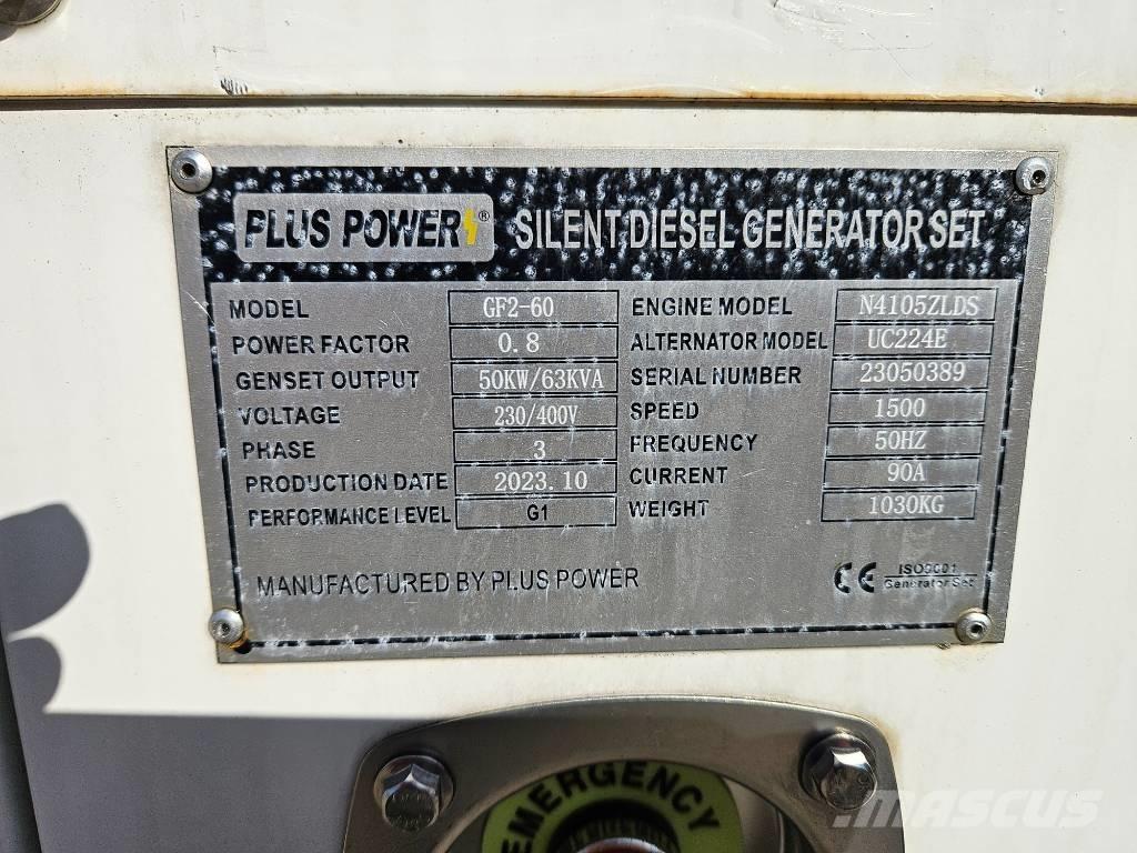  Plus Power GF2-60 مولدات ديزل
