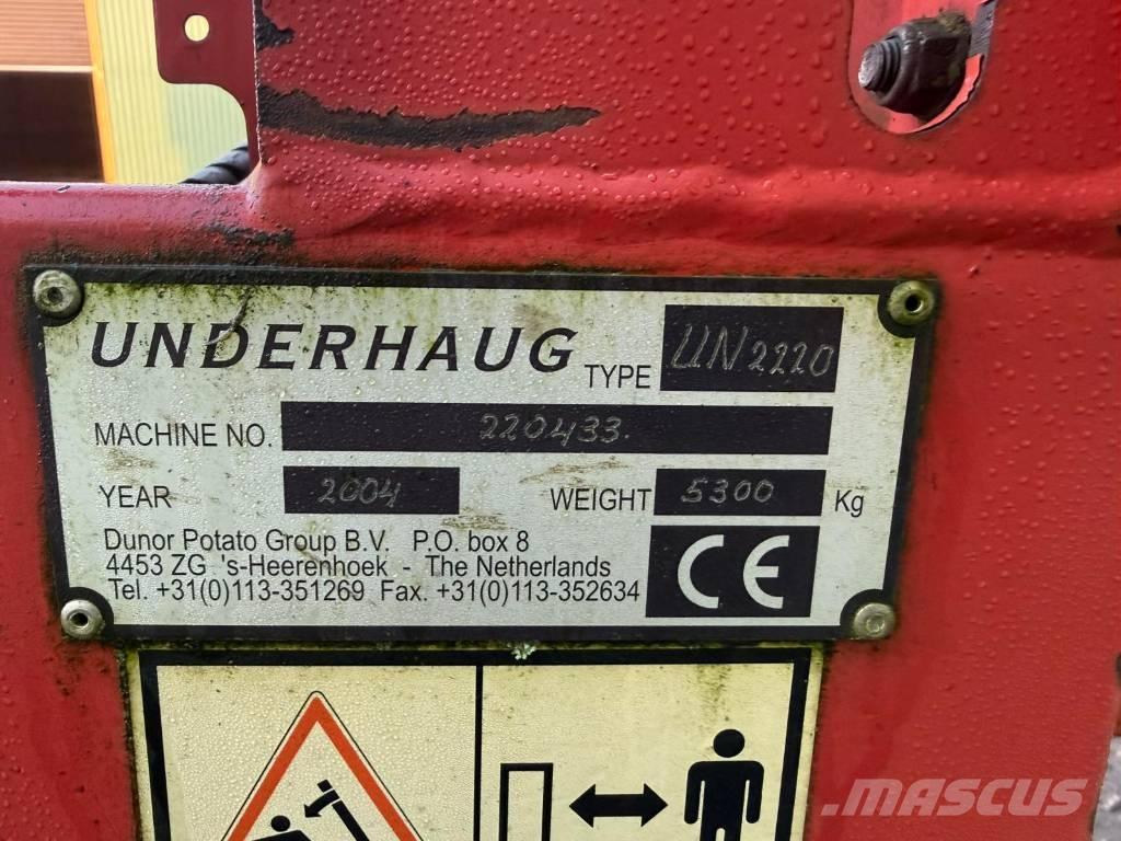 Underhaug UN2220 معدات جز نباتات البطاطس المتيبسة