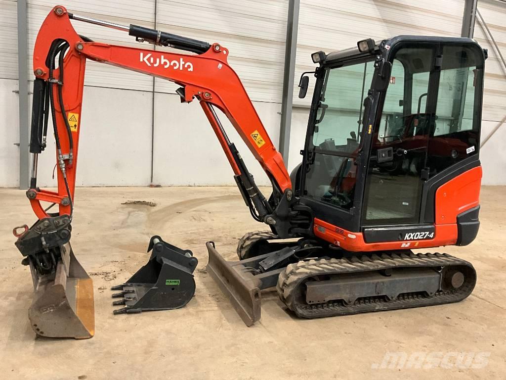 Kubota KX 027-4 HI حفارات صغيرة أقل من 7 طن (حفارات صغيرة)
