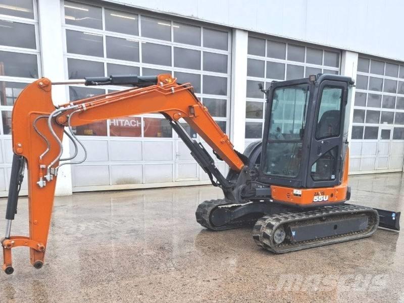 Hitachi ZX 55 U-6 حفارات صغيرة أقل من 7 طن (حفارات صغيرة)