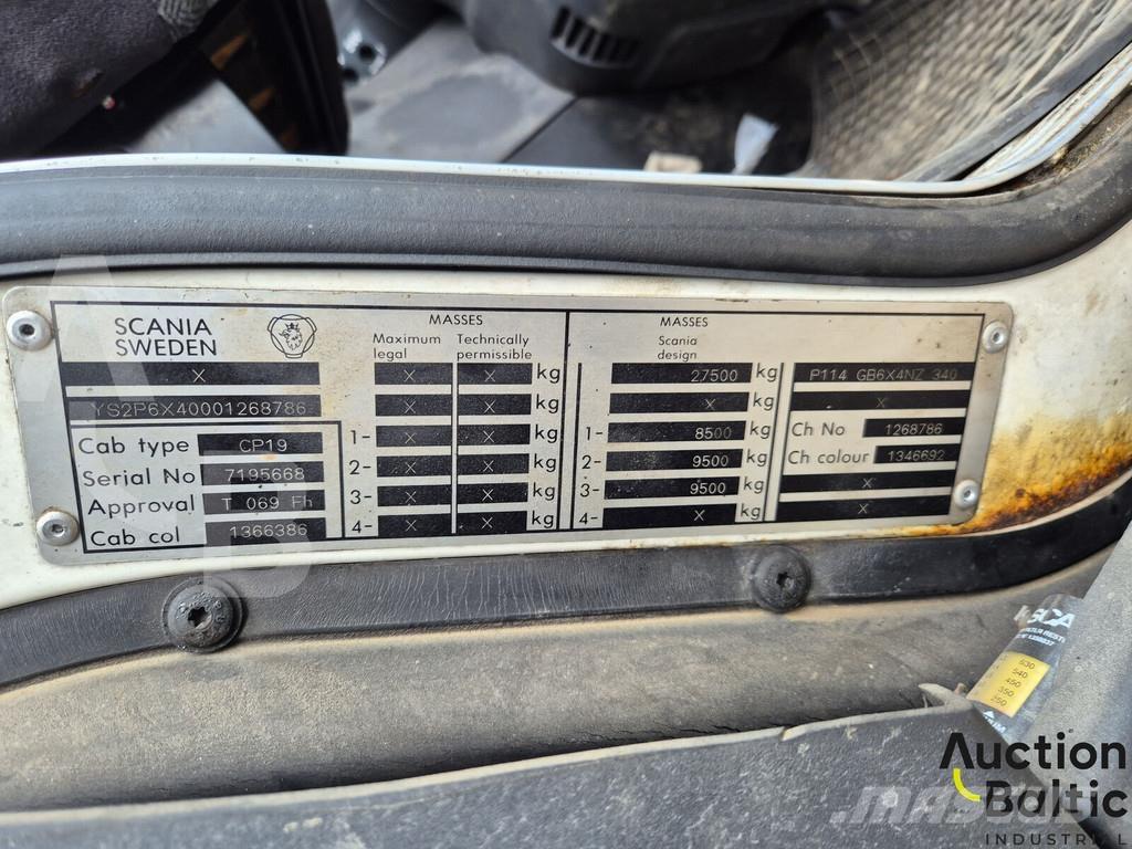 Scania P 114 GB شاحنات قلابة