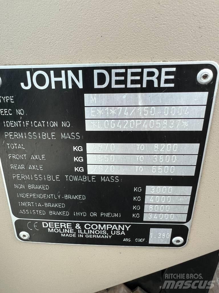 John Deere 6420 S الجرارات