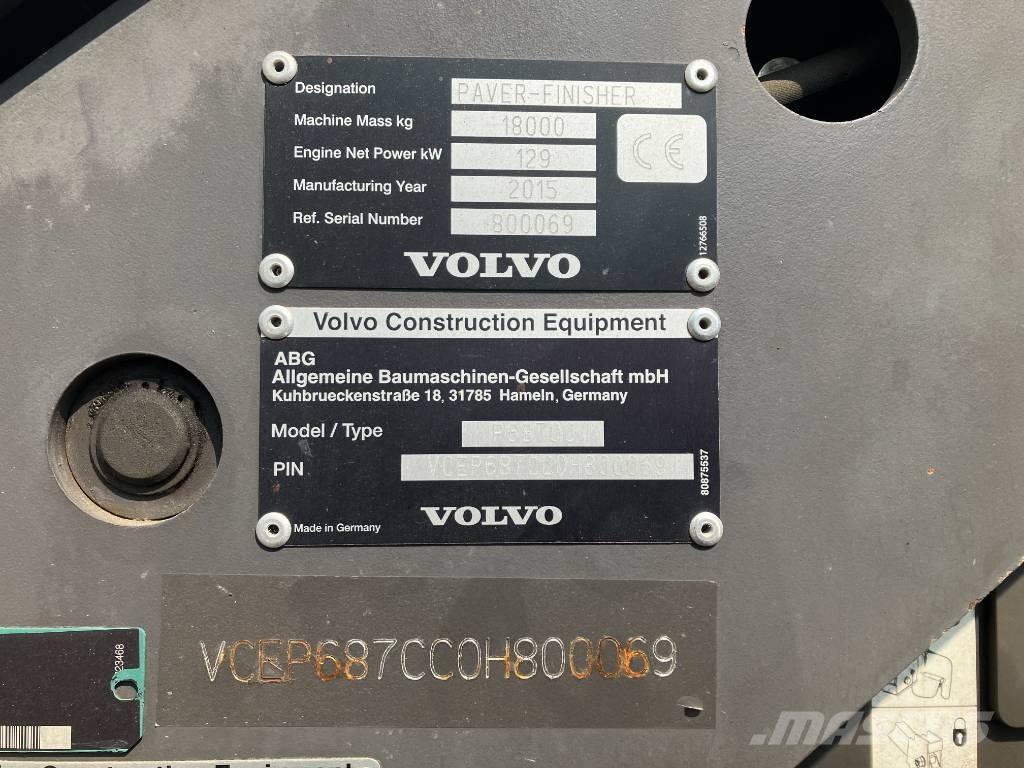 Volvo P 6870 C معدات السفلتة