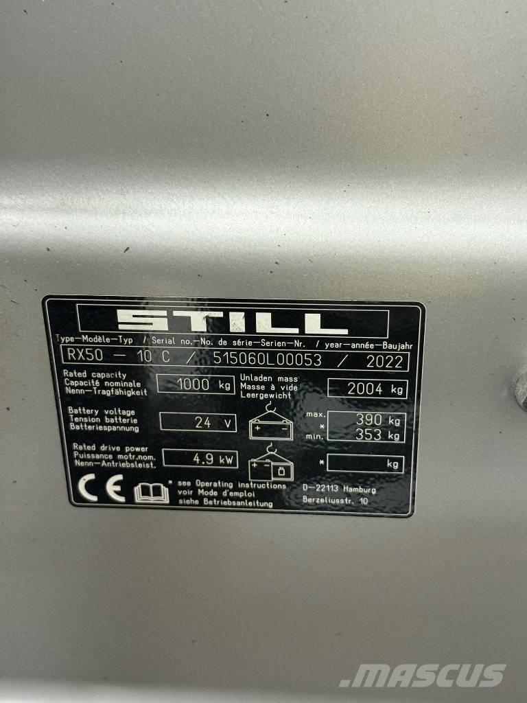 Still RX 50-10 شاحنات ذات رافعات شوكية تعمل بالكهرباء