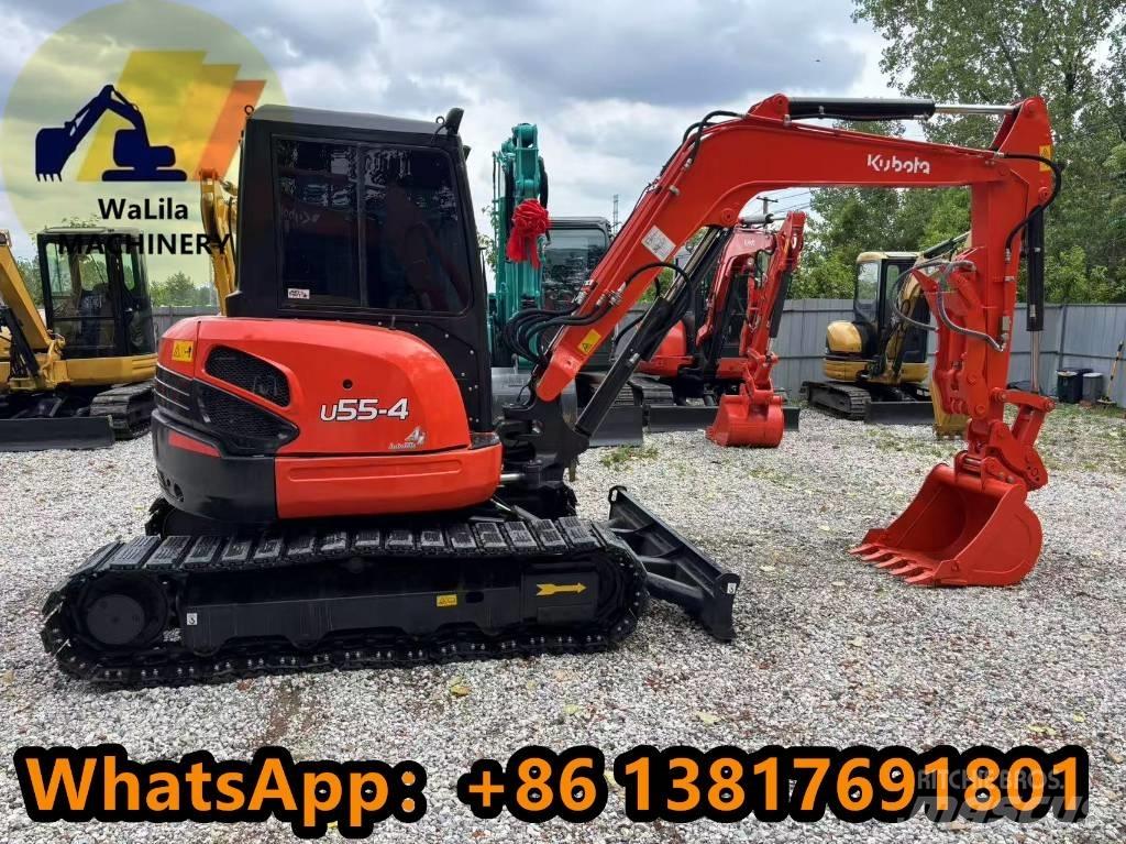 Kubota U 55-4 حفارات صغيرة أقل من 7 طن (حفارات صغيرة)
