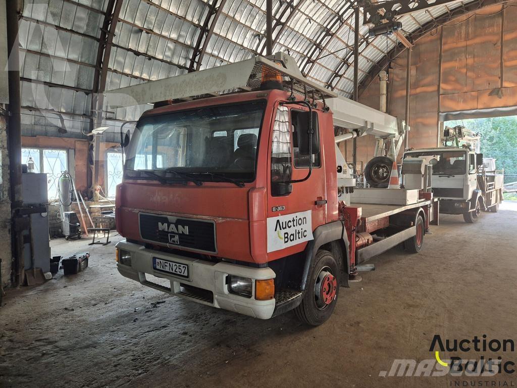 MAN 8.163 المنصات الهوائية المثبتة على شاحنة