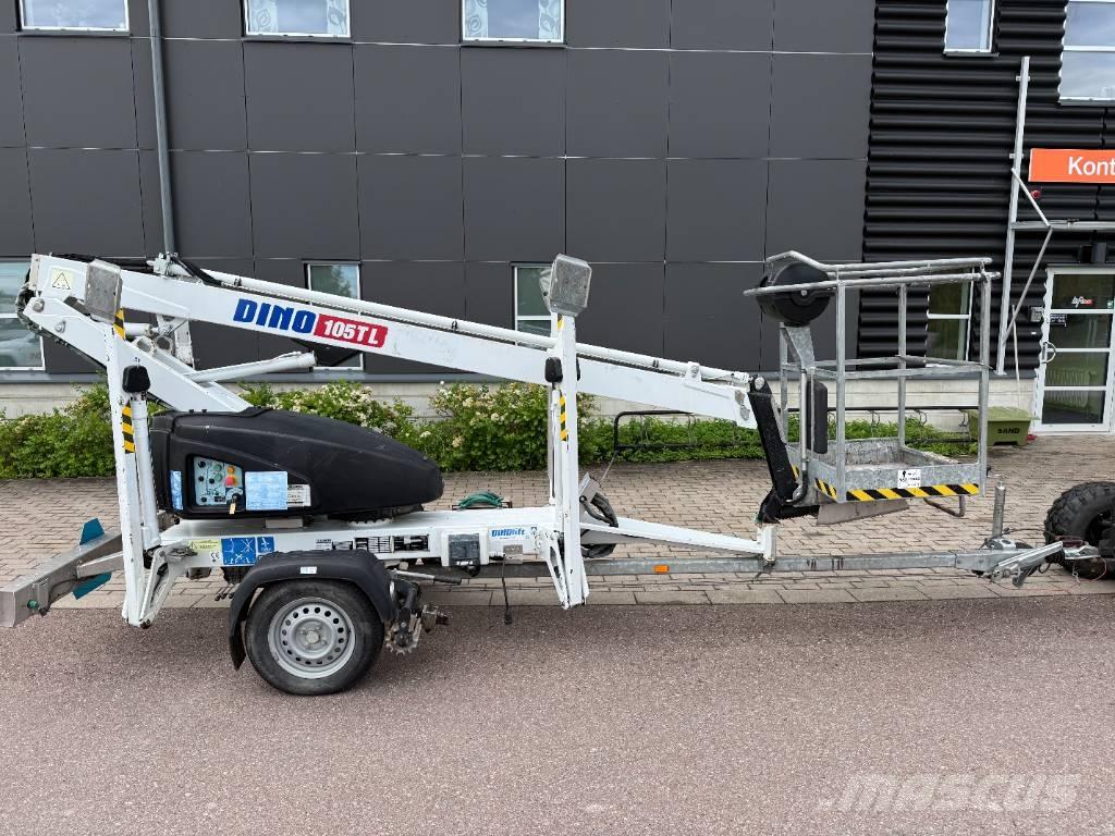Dino 105 TL Skylift المنصات الهوائية المثبتة على مقطورة