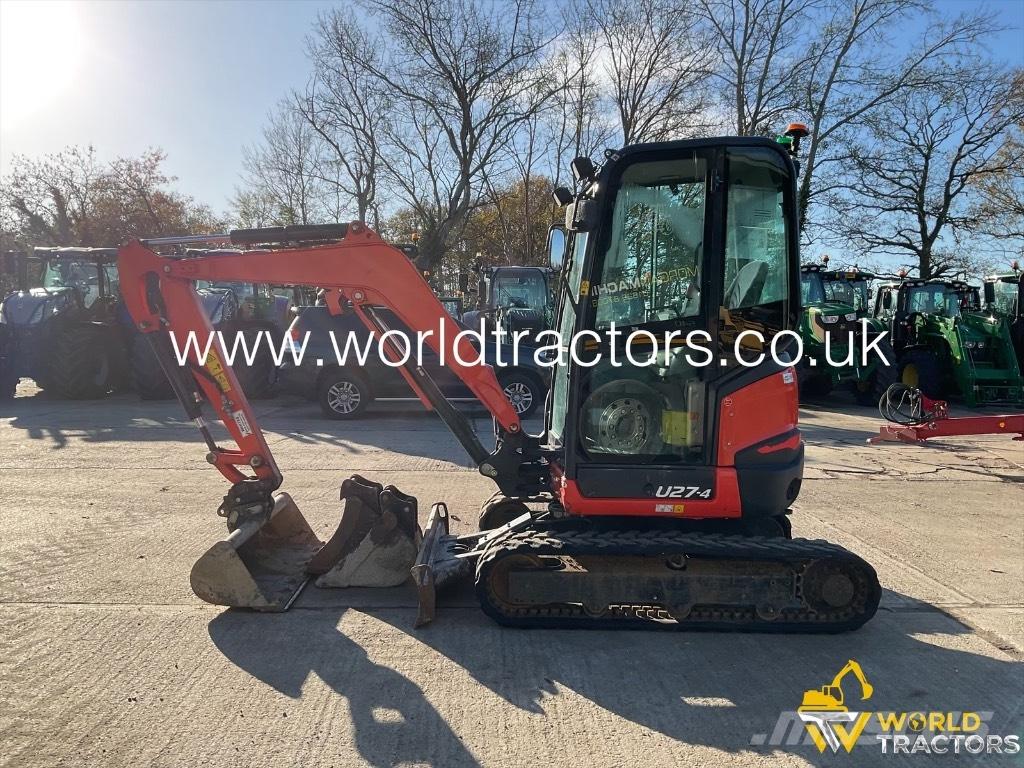 Kubota U 27-4 حفارات صغيرة أقل من 7 طن (حفارات صغيرة)