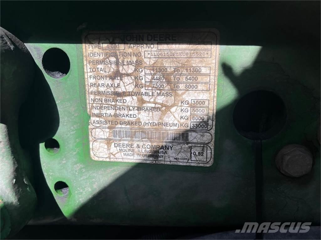 John Deere 6155R الجرارات