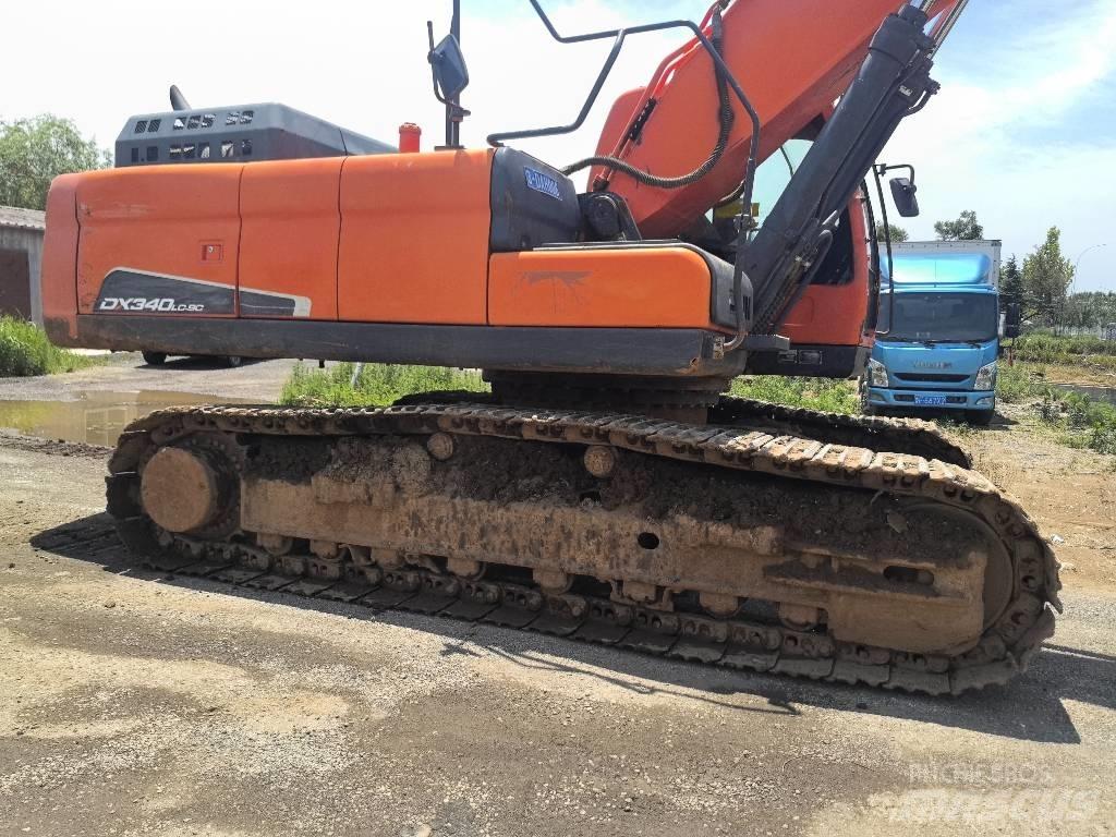Doosan dx340lc-9c حفارات زحافة