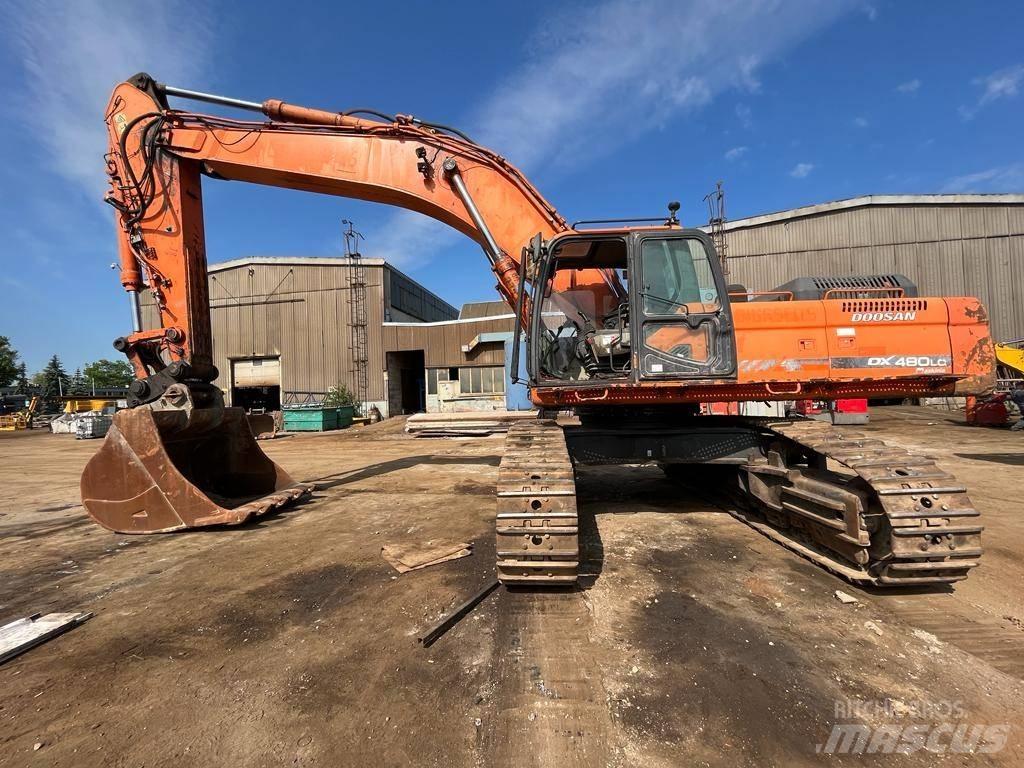 Doosan DX 480 LC حفارات زحافة