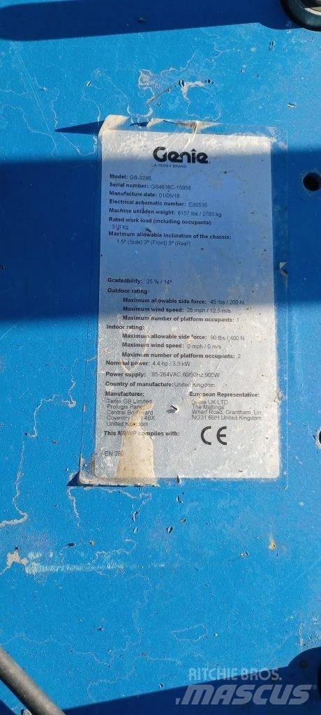 GENIE GS3246 رافعات مقصية الشكل
